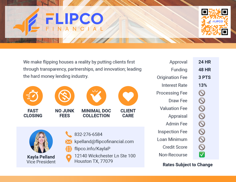 Hard Money Loan Terms by FlipCo Financial